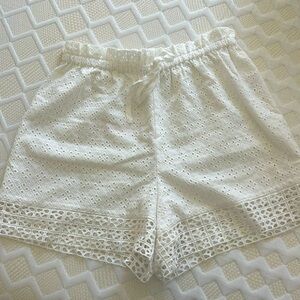 Rails eyelet high waisted shorts